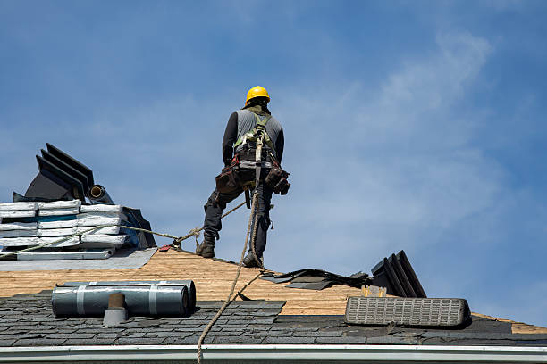 Professional Roofing technician working in Moravian Falls, NC